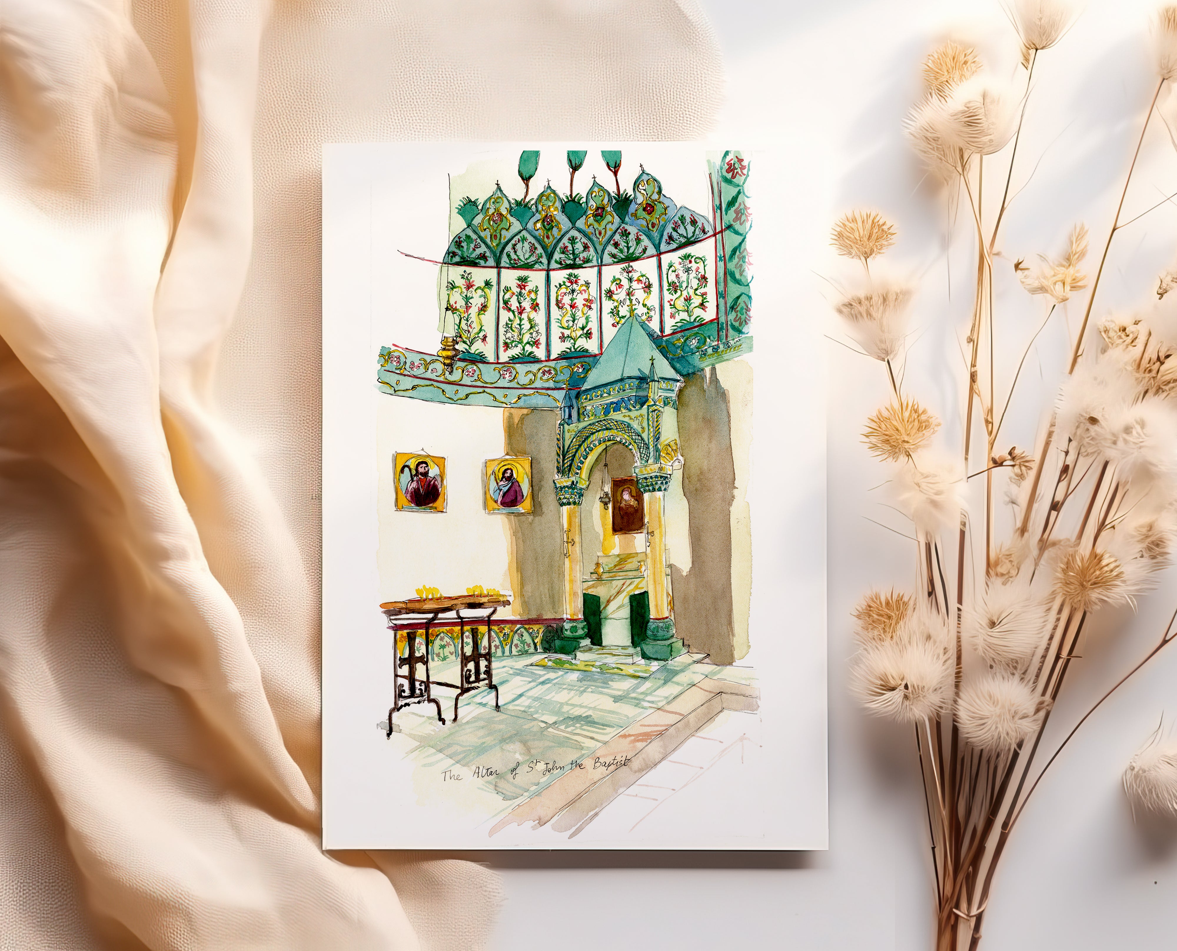 The Altar of Etchmiadzin - postcard