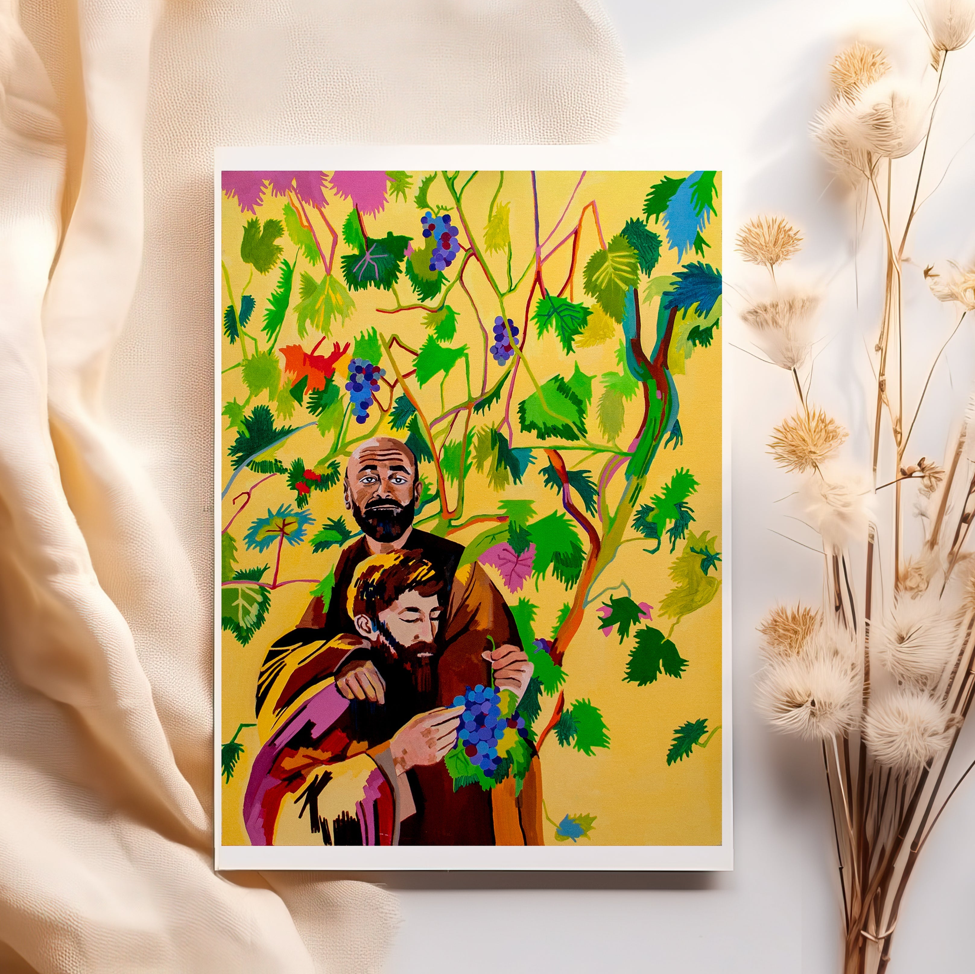 Komitas aux grappes de raisin - Carte postale