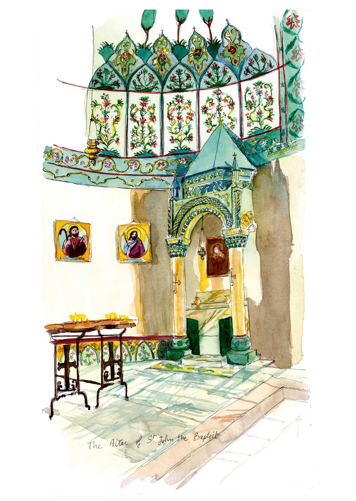 The Altar of Etchmiadzin - postcard