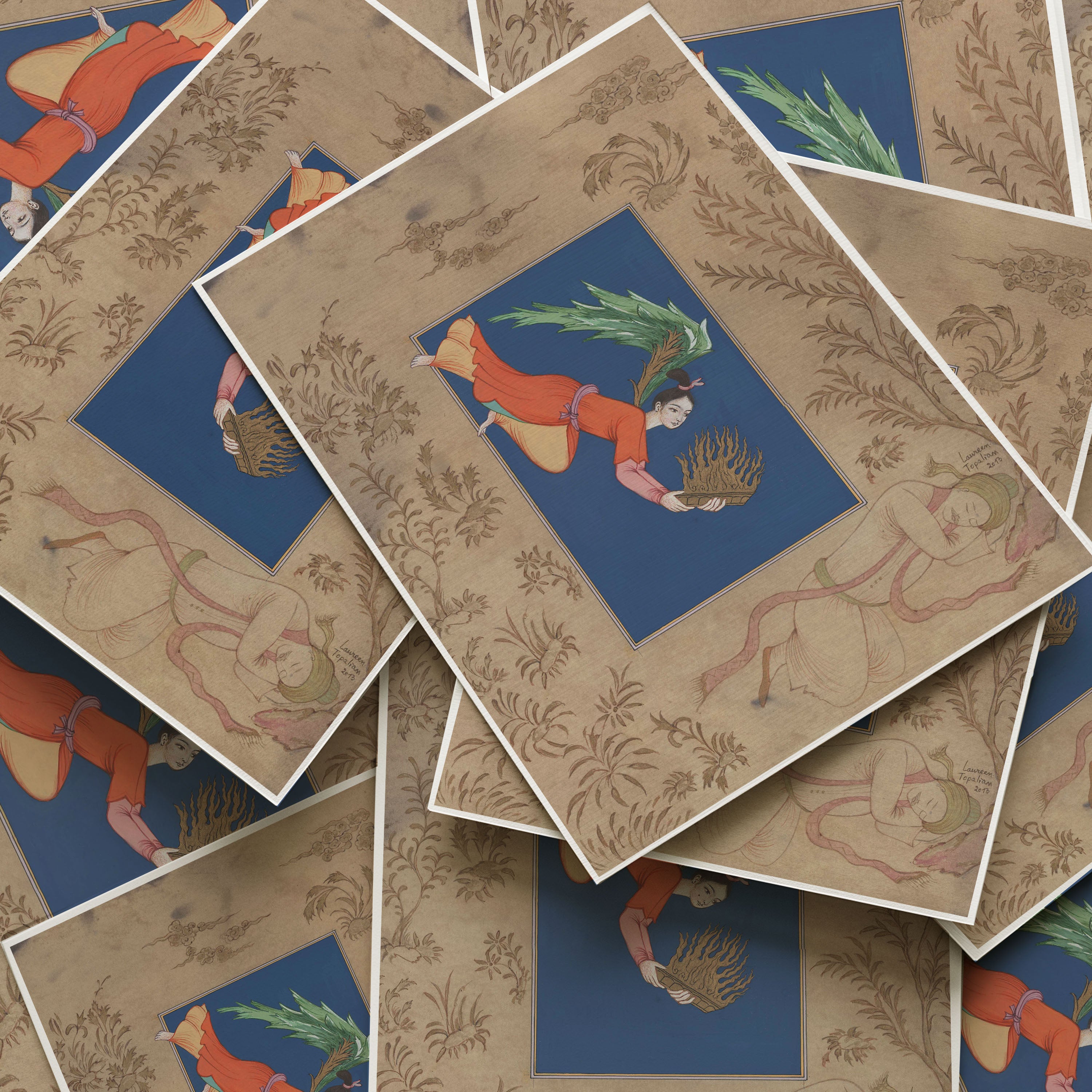 Le Cadeau de Saadi - Grande carte 14.8 x 21 cm