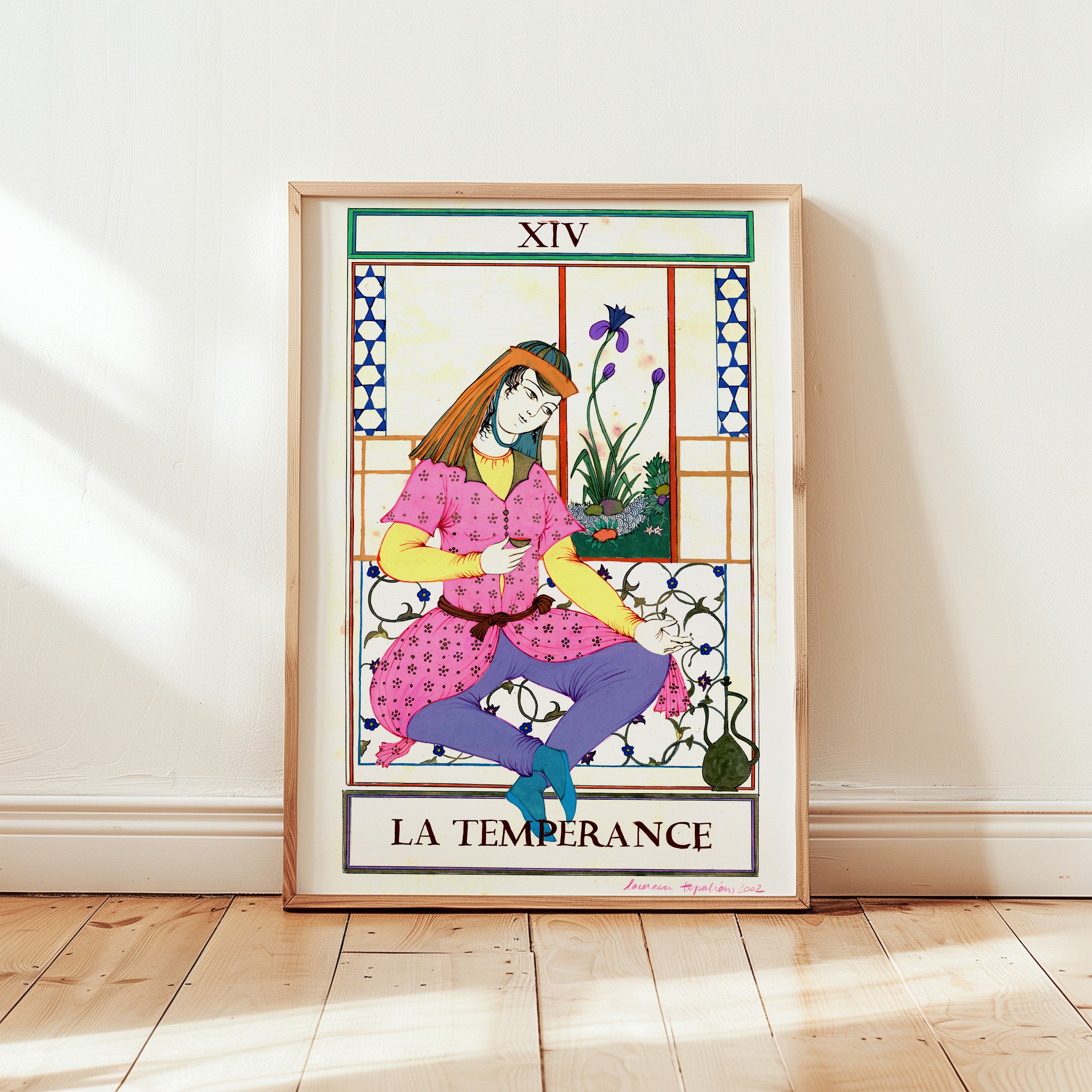 La Tempérance, arcane majeure du Tarot de Marseille - Édition limitée sur papier d'art