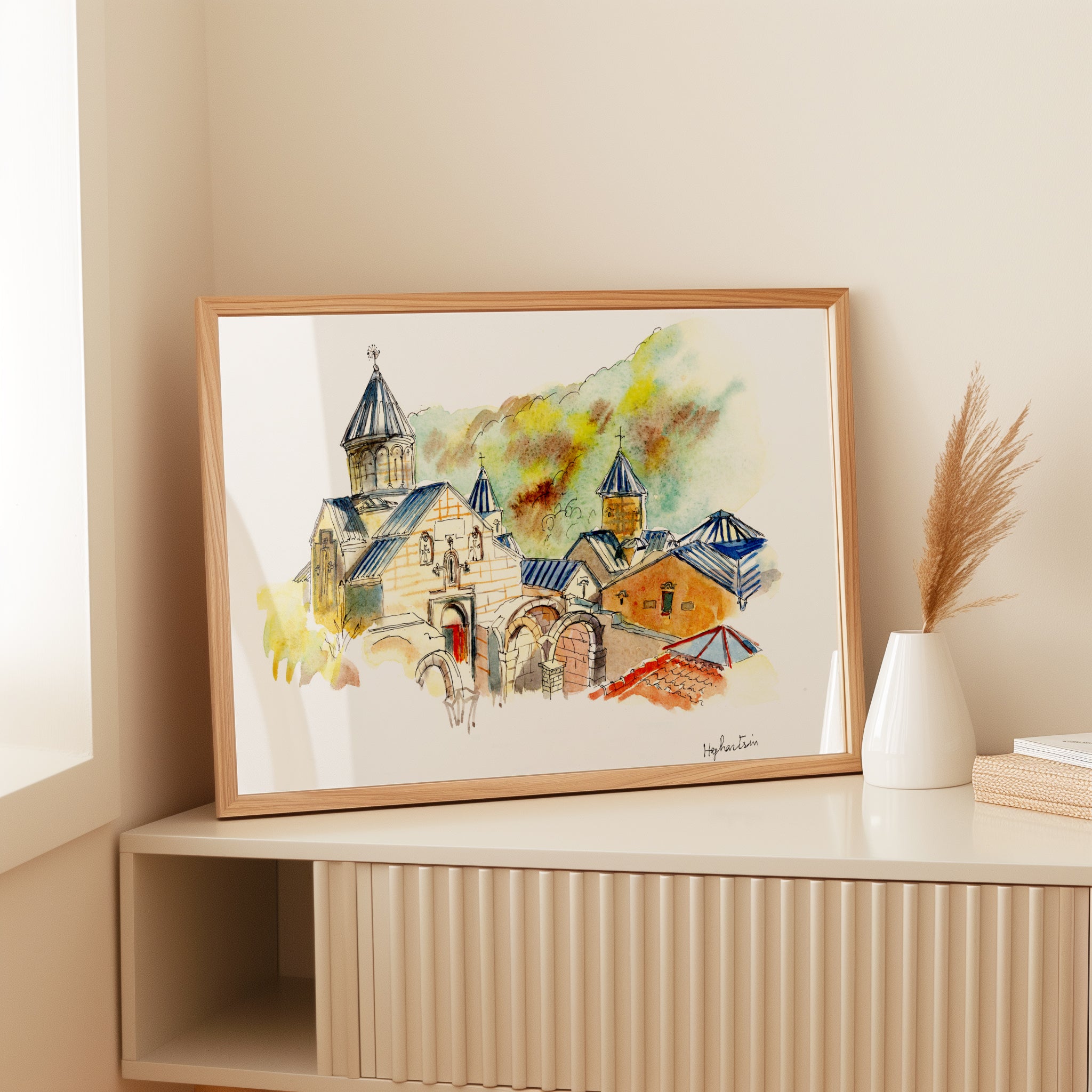 Le Monastère Haghartsin - Édition limitée sur papier d'art