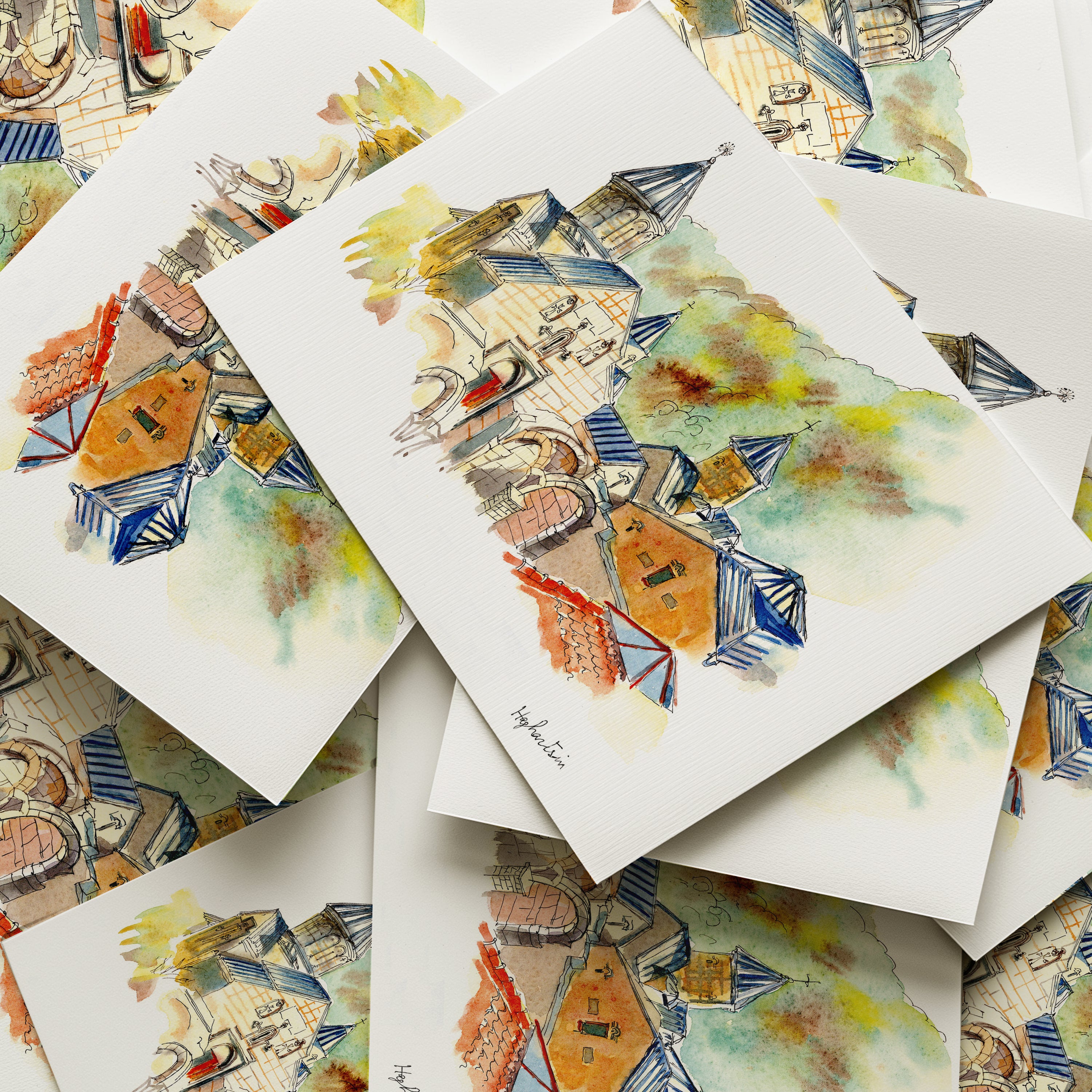 Le Monastère Haghartsin - Édition limitée sur papier d'art