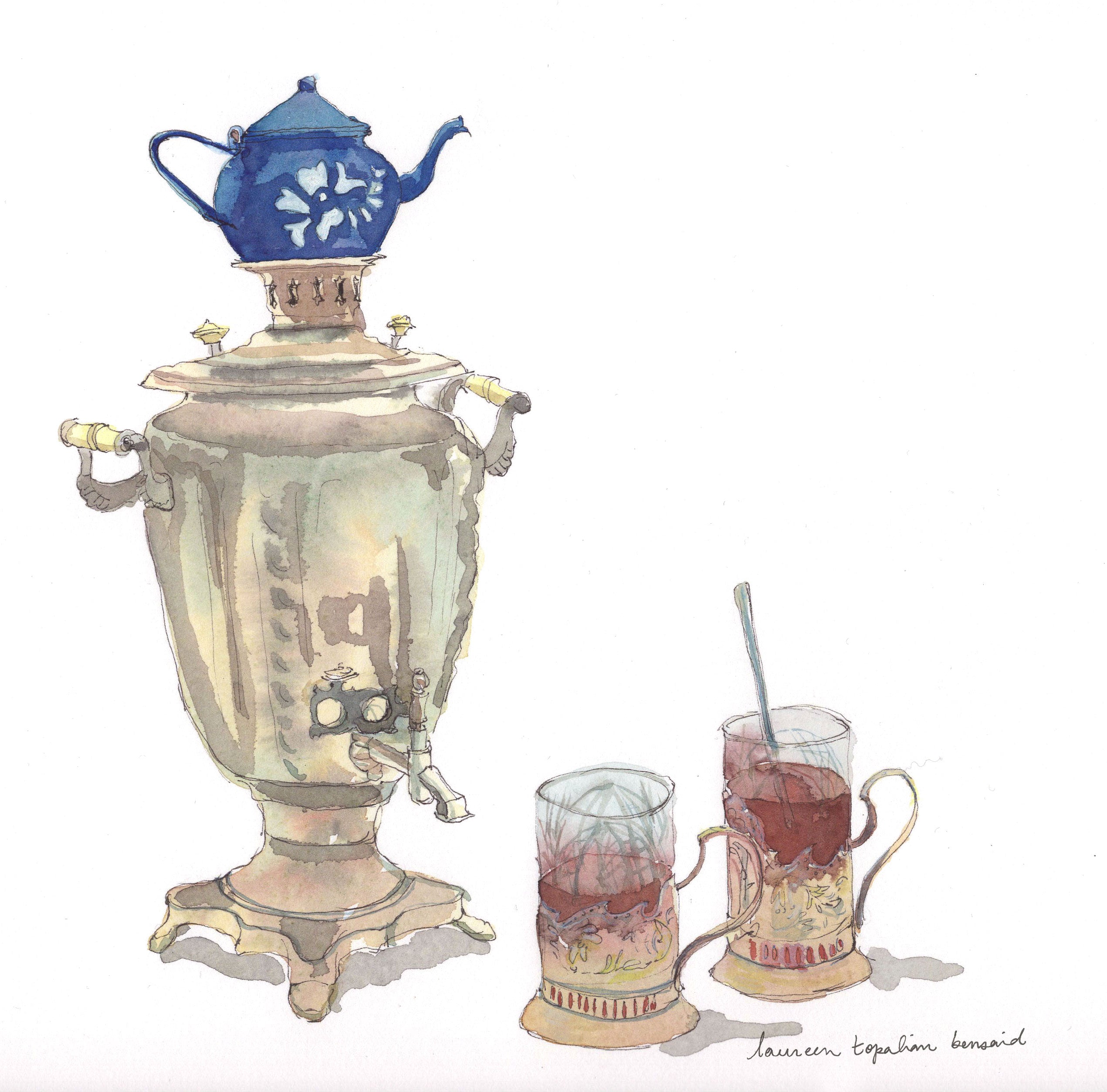 Samovar - Édition limitée sur papier d'art