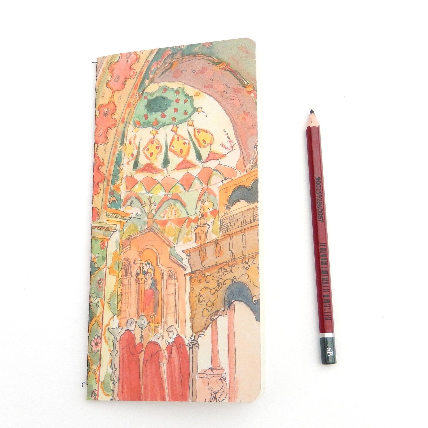 Etchmiadzin décor intérieur - Carnet de notes