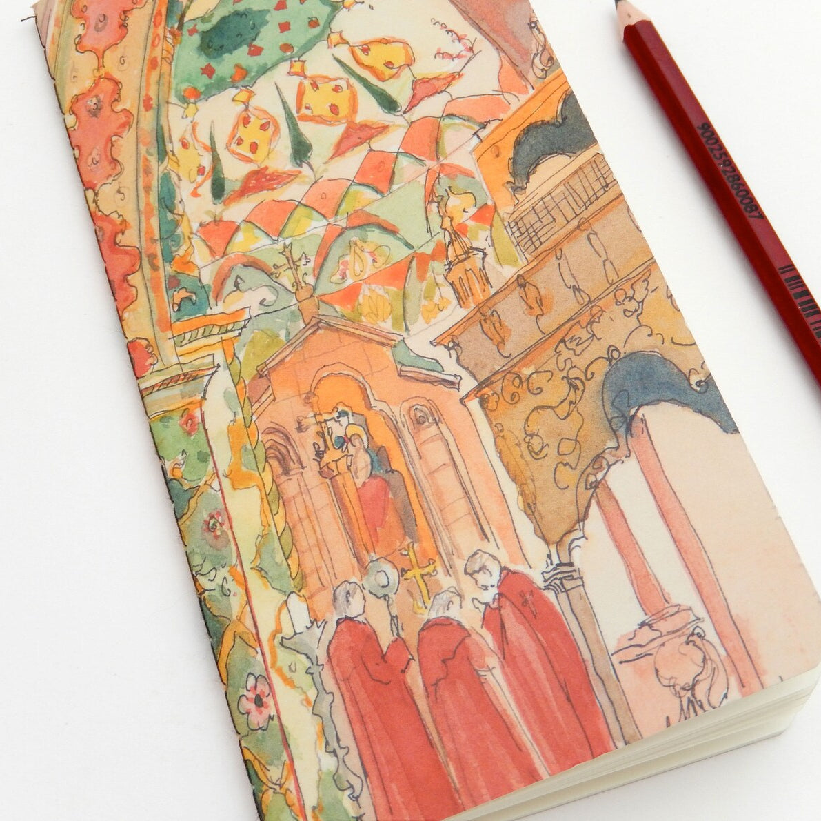 Etchmiadzin décor intérieur - Carnet de notes