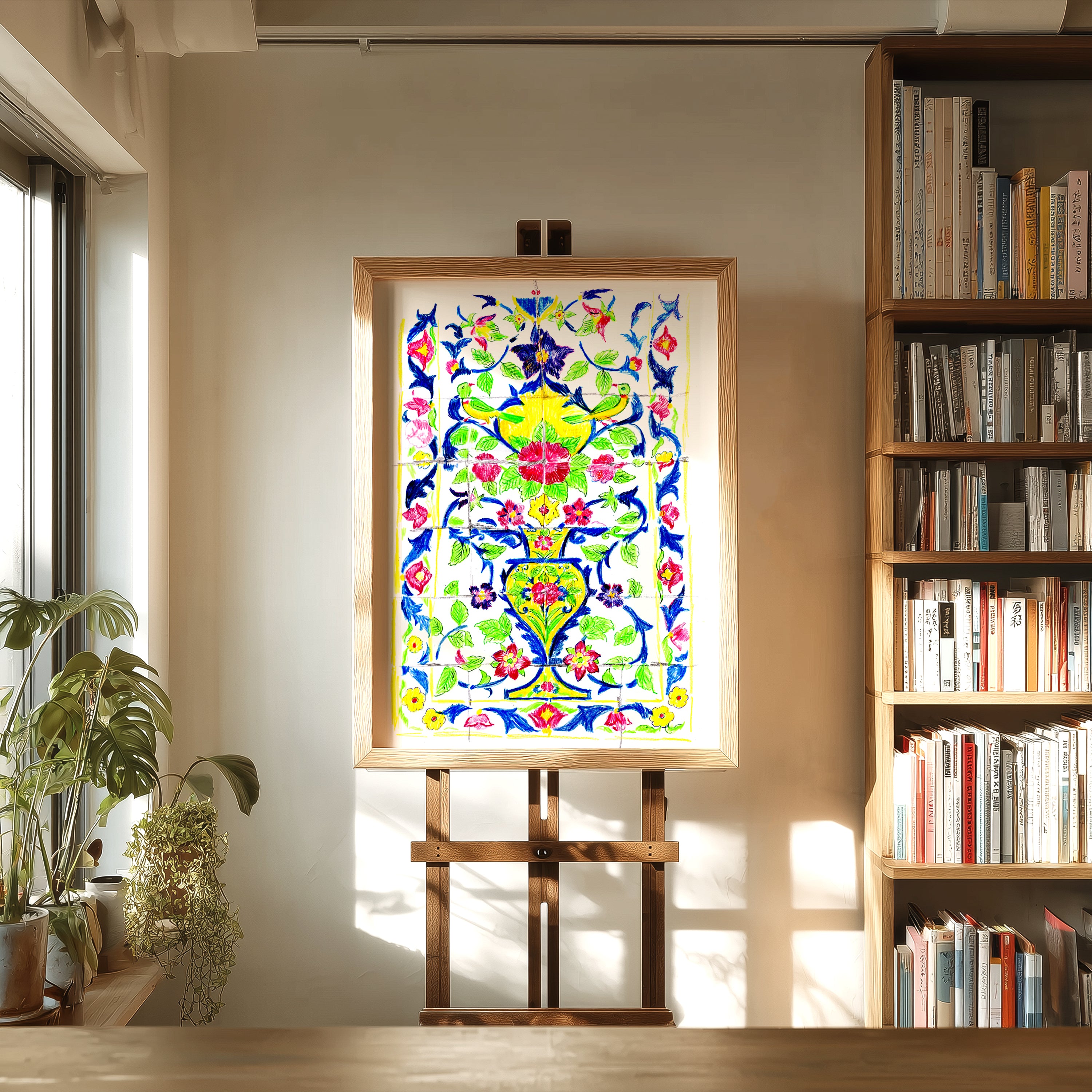 Céramiques de la Mosquée Bleue d’Erevan Affiche