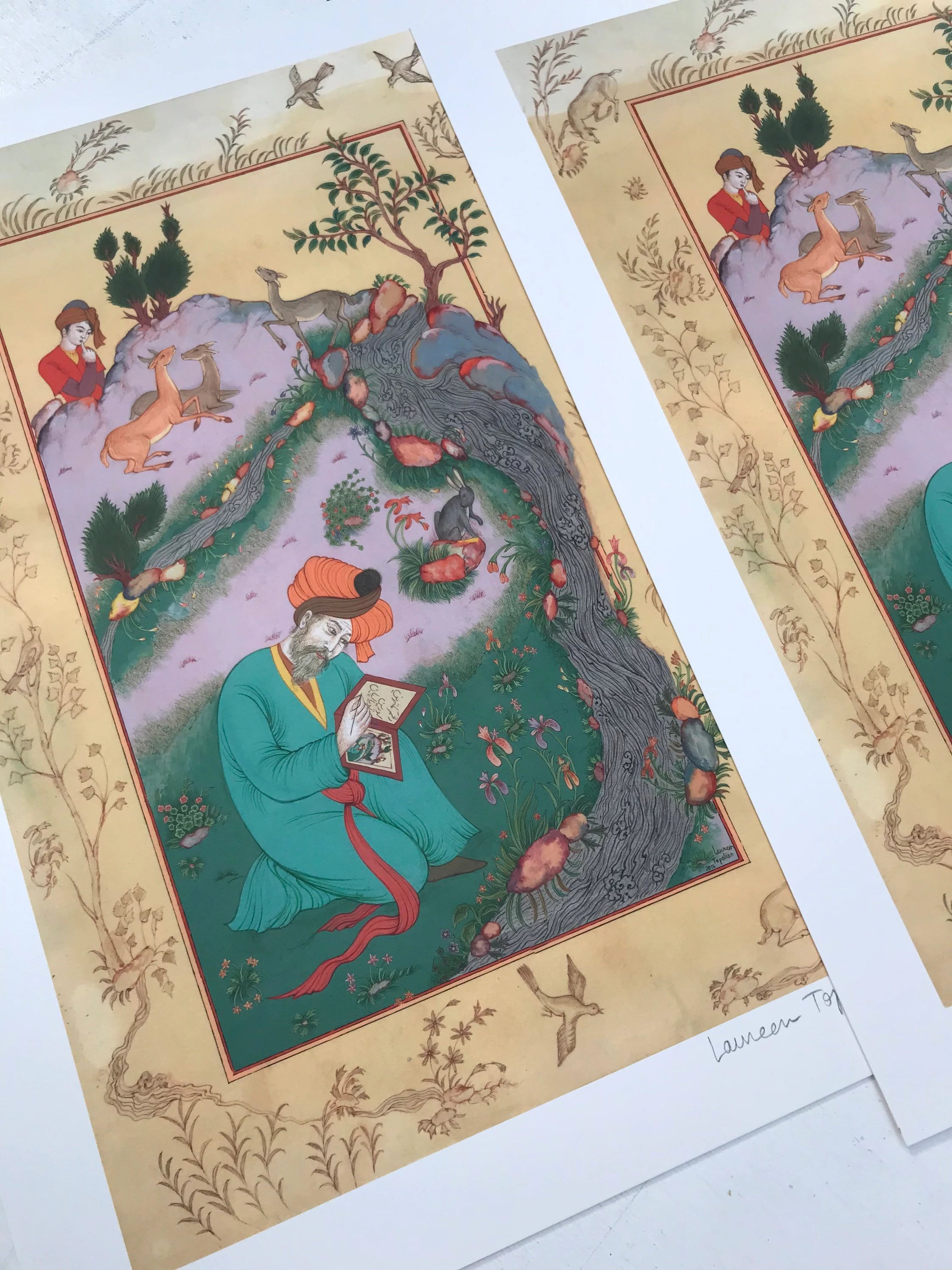 Derviche aux animaux - Édition limitée sur papier d'art