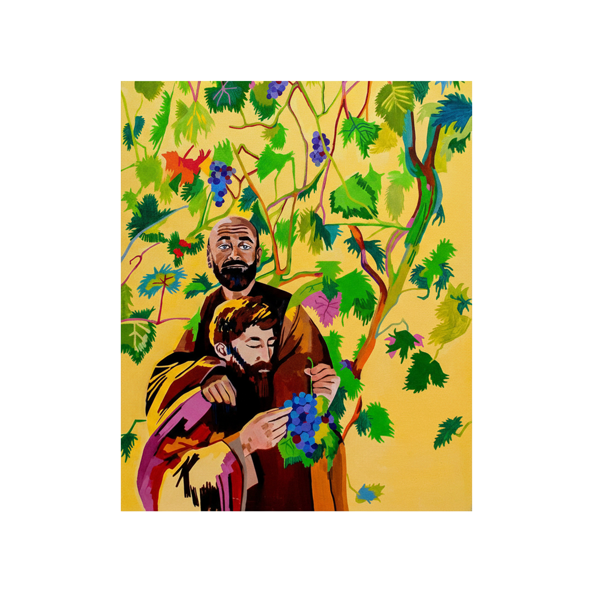 Komitas aux grappes de raisin - Carte postale