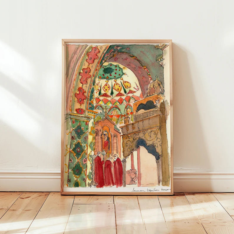La Cathédrale Etchmiadzin - Édition limitée sur papier d'art